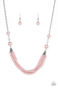 One-WOMAN Show - Pink Necklace Paparazzi-1018