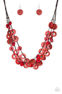 Wonderfully Walla Walla Red Necklace Paparazzi