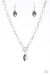 Club Sparkle - Silver Necklace Paparazzi-1067