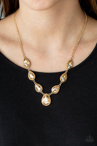 Socialite Social - Gold Necklace Paparazzi