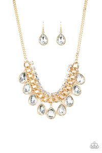 All Toget-HEIR Now - Gold Necklace Paparazzi-123