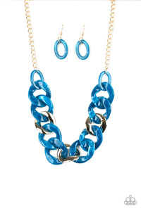 I Have A HAUTE Date - Blue Necklace Paparazzi