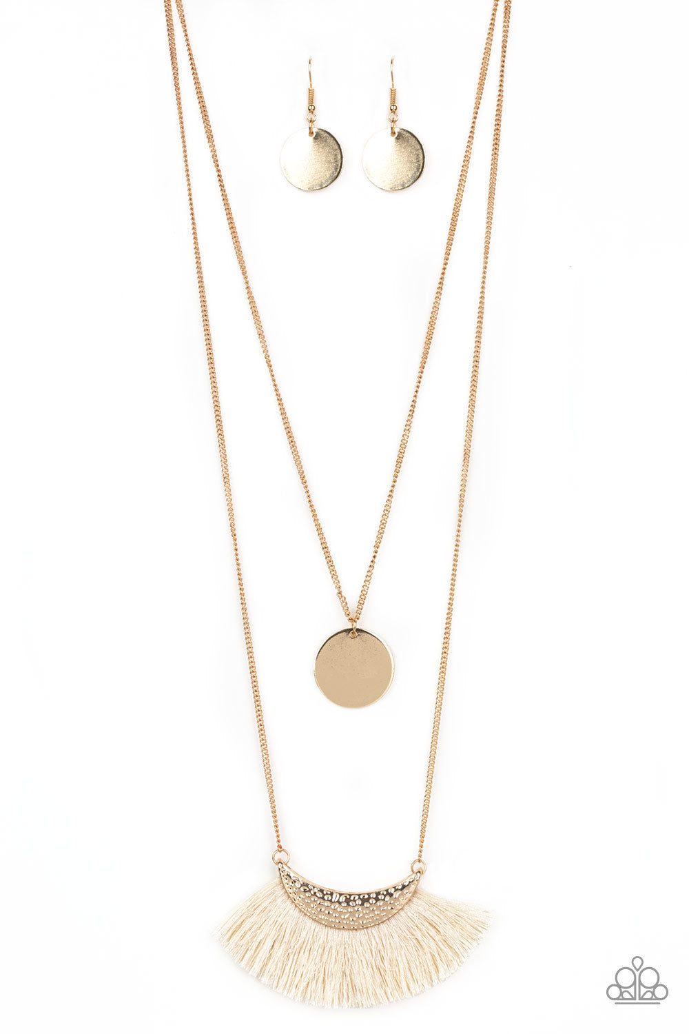 Tassel Temptation - Gold Necklace Paparazzi