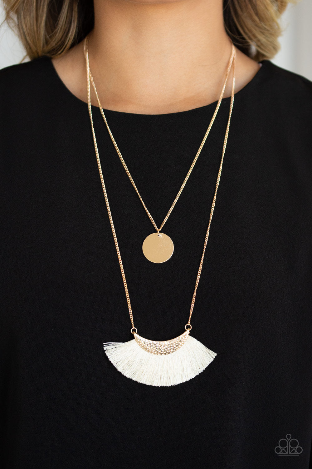 Tassel Temptation - Gold Necklace Paparazzi