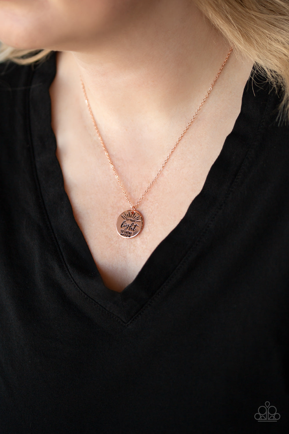 Let Your Light So Shine - Copper Necklace Paparazzi