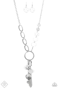 Trinket Trend Silver Necklace Paparazzi-990