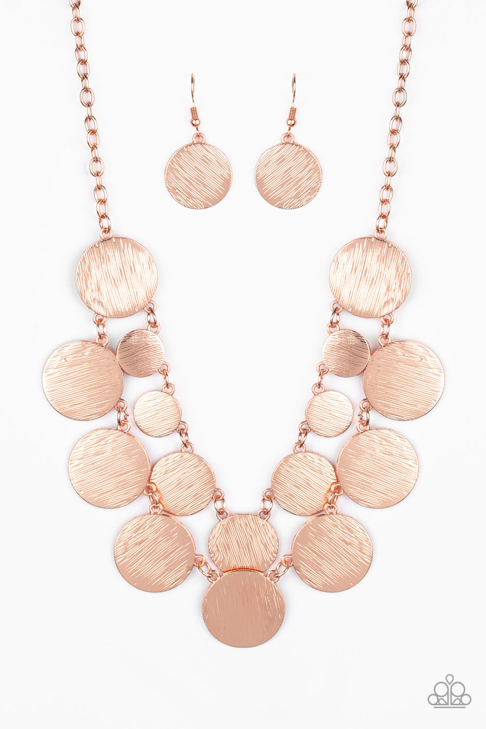 Stop and Reflect - Copper Necklace Paparazzi