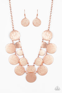 Stop and Reflect - Copper Necklace Paparazzi