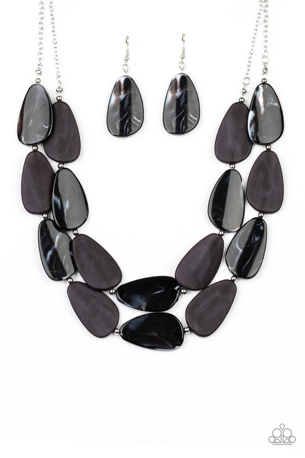 Colorfully Calming - Black Necklace Paparazzi