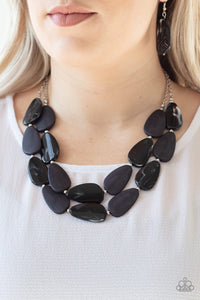 Colorfully Calming - Black Necklace Paparazzi