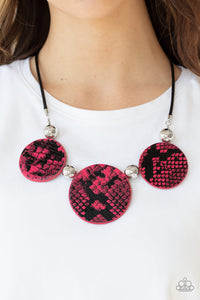 Viper Pit - Pink Necklace Paparazzi - 863