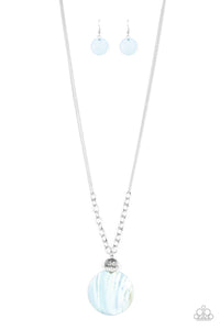 A Top-SHELLer - Blue Necklace Paparazzi-111