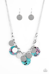 Confetti Confection - Blue Necklace Paparazzi