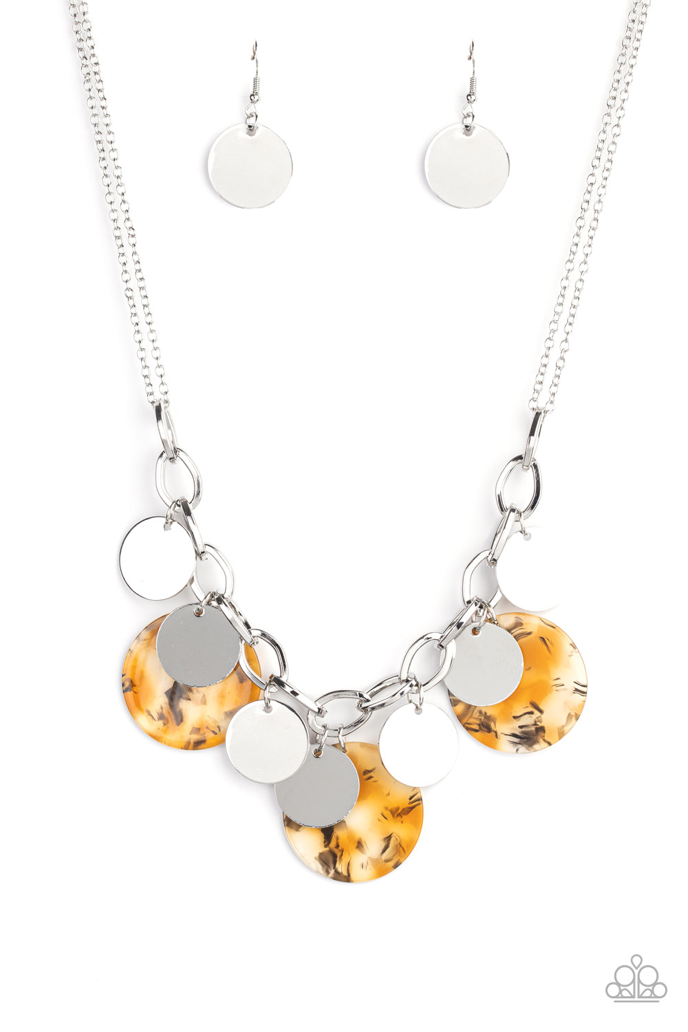 Confetti Confection - Yellow Necklace Paparazzi