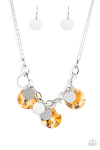 Confetti Confection - Yellow Necklace Paparazzi