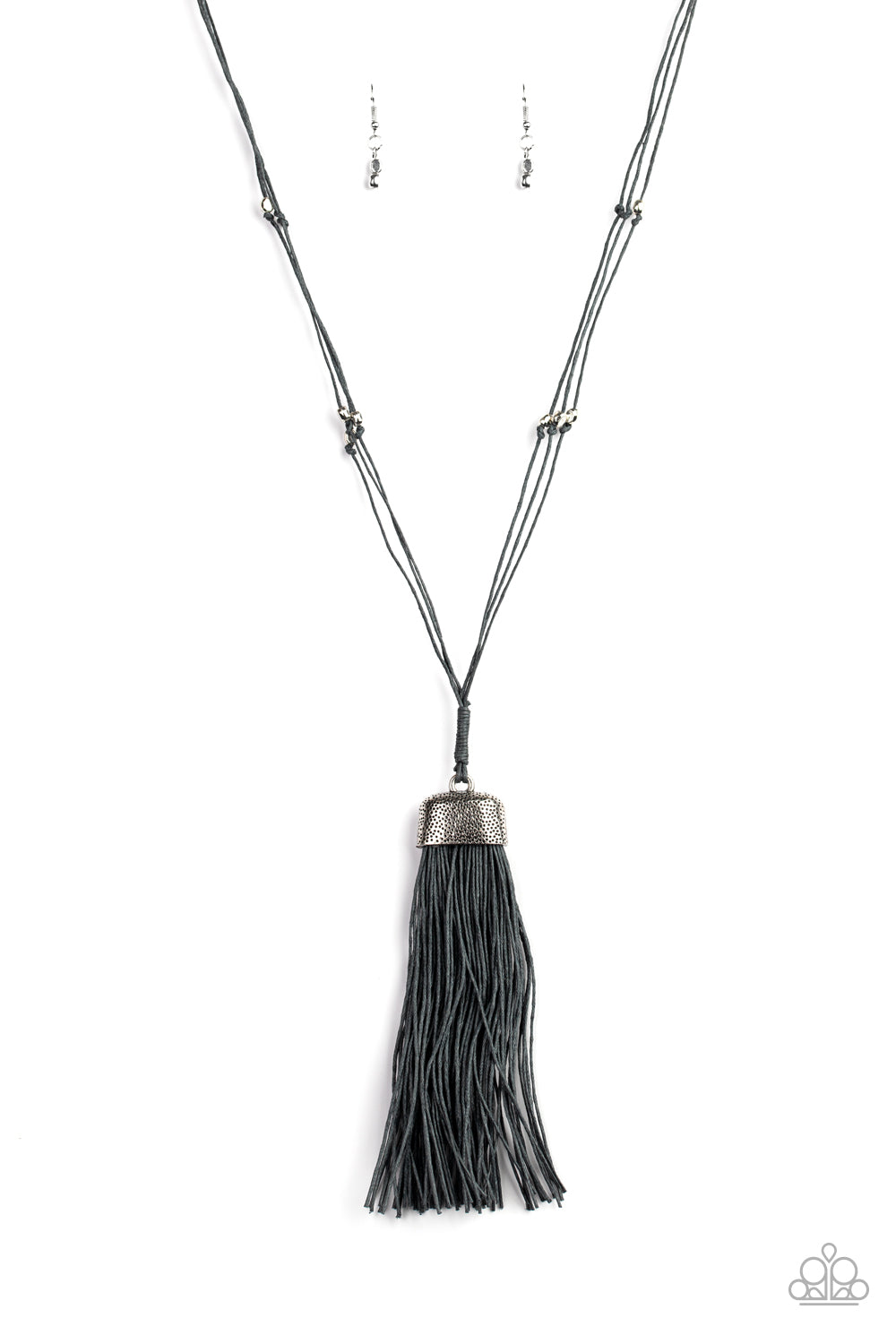 Brush It Off - Silver Necklace Paparazzi