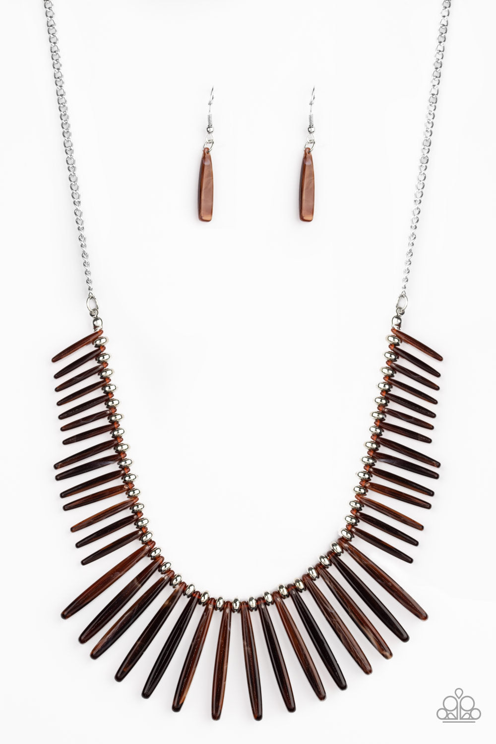 Out of My Element - Brown Necklace Paparazzi