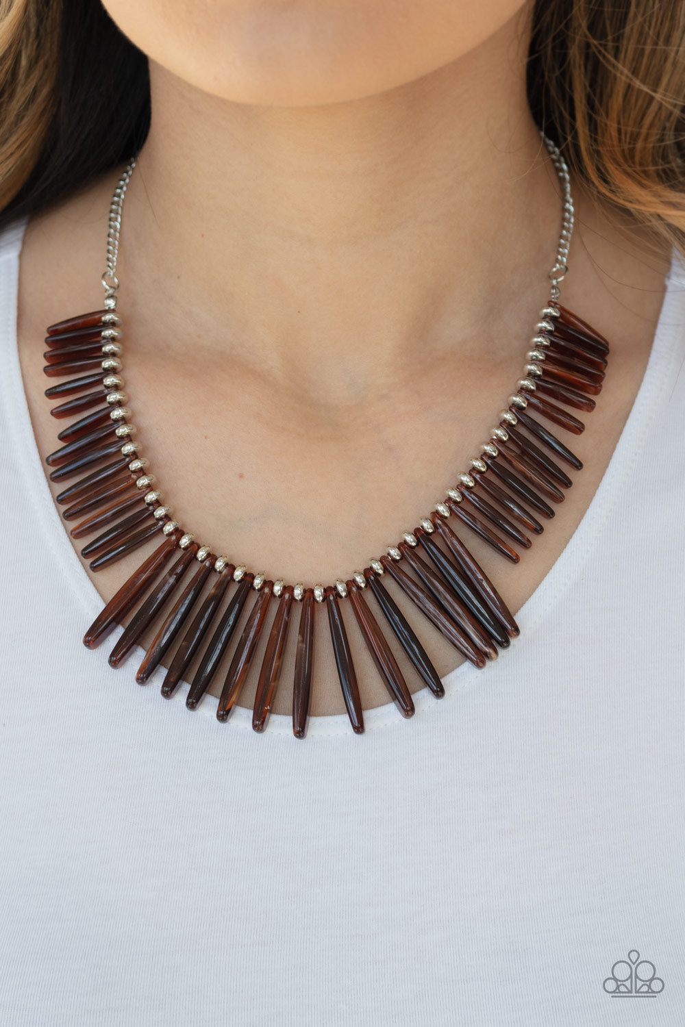 Out of My Element - Brown Necklace Paparazzi