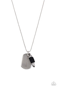 Proud Patriot - Black Necklace Paparazzi - 1240