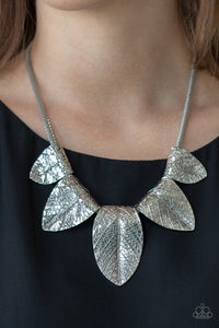 Garden Gatherer - Silver Necklace Paparazzi