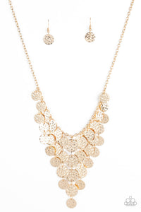 Spotlight Ready - Gold Necklace Paparazzi