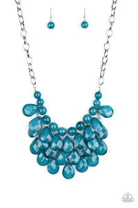 Sorry To Burst Your Bubble - Blue Necklace Paparazzi - 720