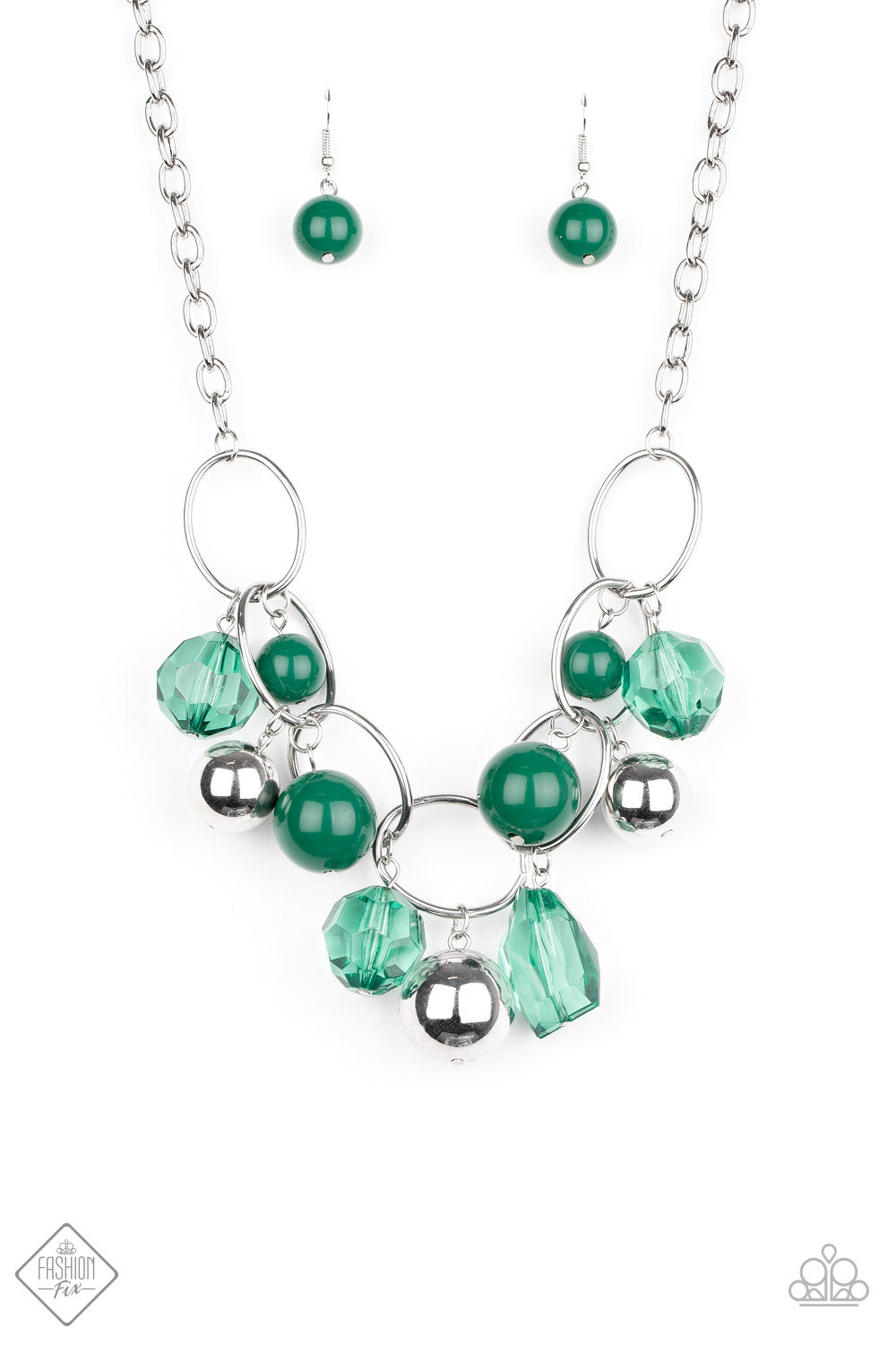 Cosmic Getaway - Green Necklace Paparazzi