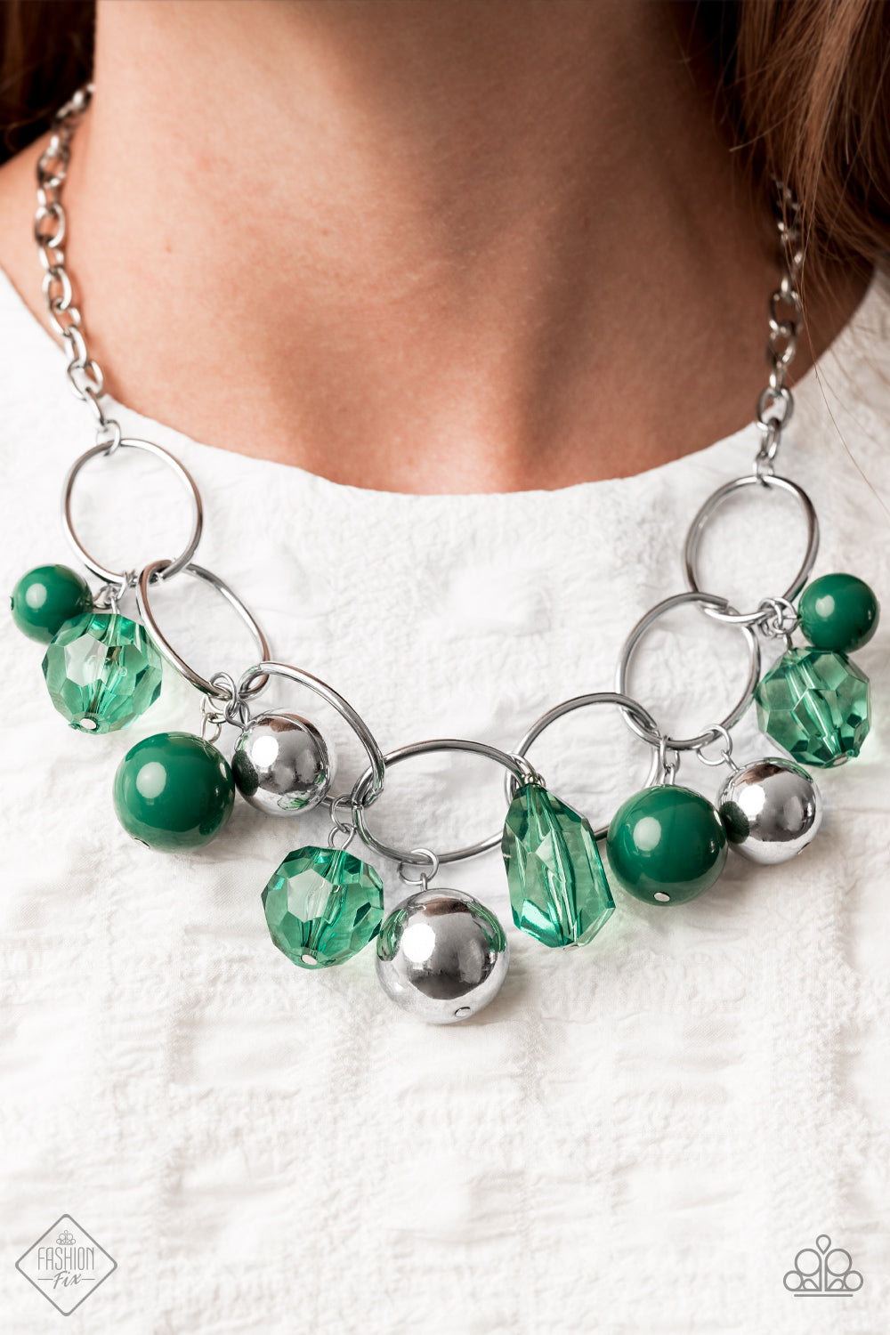 Cosmic Getaway - Green Necklace Paparazzi