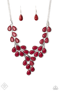 Eden Deity Red Necklace Paparazzi