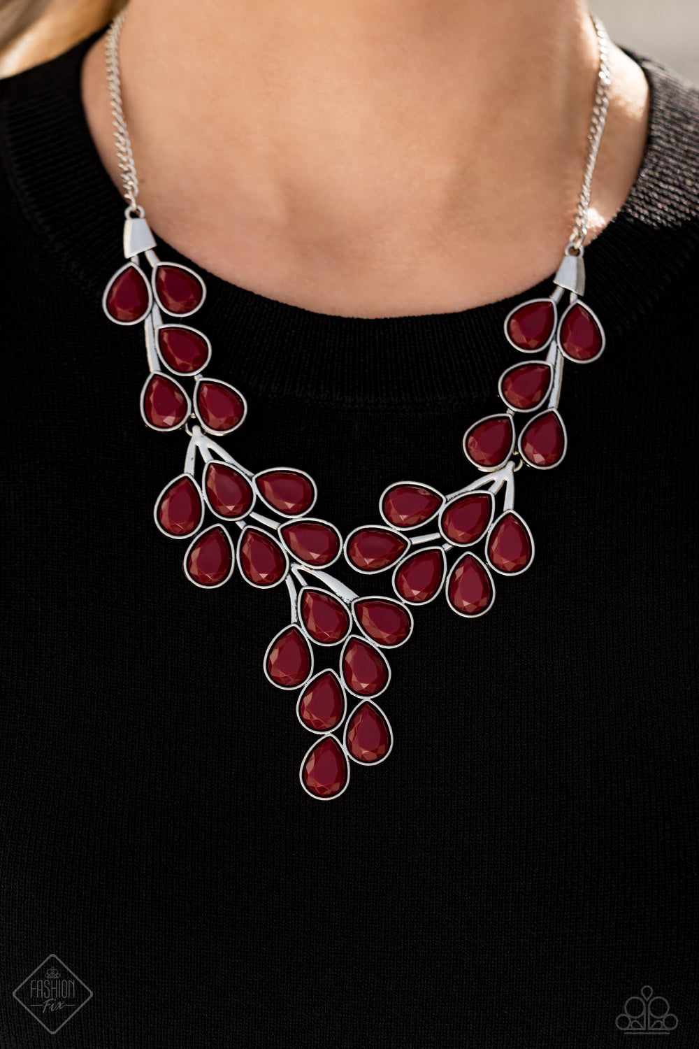 Eden Deity Red Necklace Paparazzi