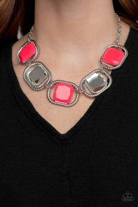 Pucker Up - Pink Necklace Paparazzi - 637