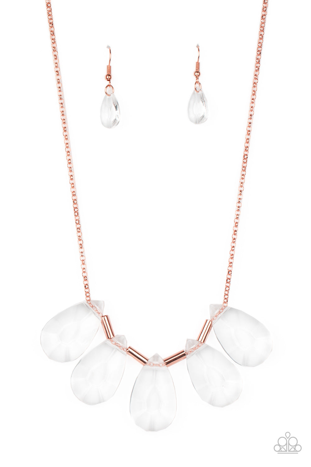 HEIR It Out - Copper Necklace Paparazzi-434