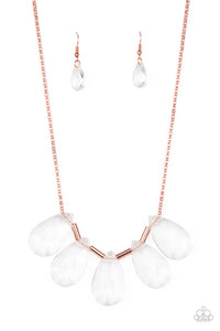 HEIR It Out - Copper Necklace Paparazzi-434