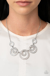 Total Head-Turner - White Necklace Paparazzi