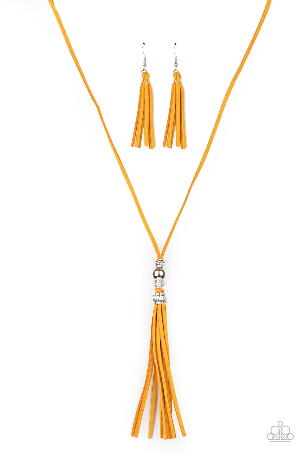 Hold My Tassel - Yellow Necklace Paparazzi - 448