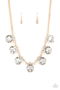 GLOW-Getter Glamour - Gold Necklace Paparazzi