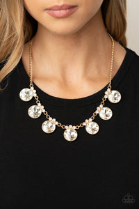 GLOW-Getter Glamour - Gold Necklace Paparazzi