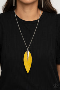 Quill Quest - Yellow Necklace Paparazzi - 644