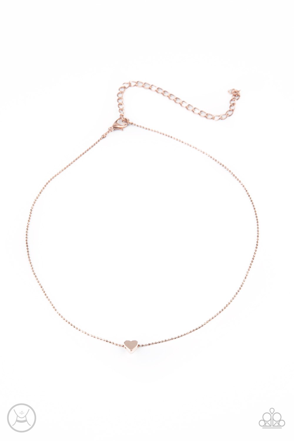 Humble Heart Rose Gold Necklace Paparazzi - 454