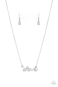 Head Over Heels In Love - White Necklace Paparazzi-406