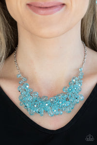 Let The Festivities Begin - Blue Necklace Paparazzi-1176