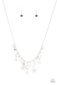 Stellar Stardom - Silver Necklace Paparazzi - 1241