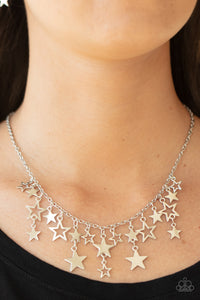 Stellar Stardom - Silver Necklace Paparazzi - 1241