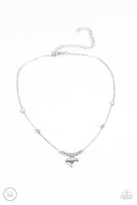 Casual Crush - Silver Necklace Paparazzi - 1461