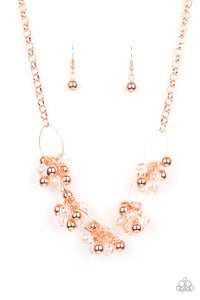 Effervescent Ensemble - Copper Necklace Paparazzi - 1199