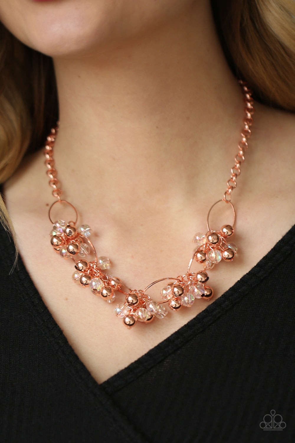 Effervescent Ensemble - Copper Necklace Paparazzi - 1199