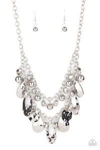 Extra Exhilarating - Silver Necklace Paparazzi - 1235