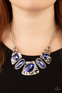 Futuristic Fashionista - Blue Necklace Paparazzi - 1497