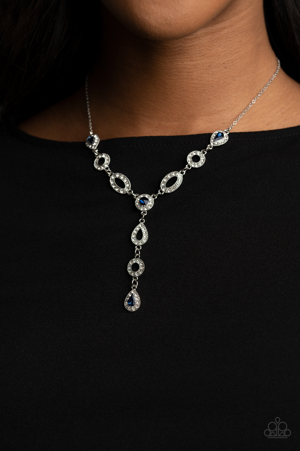 Royal Redux - Blue Necklace Paparazzi - 1352