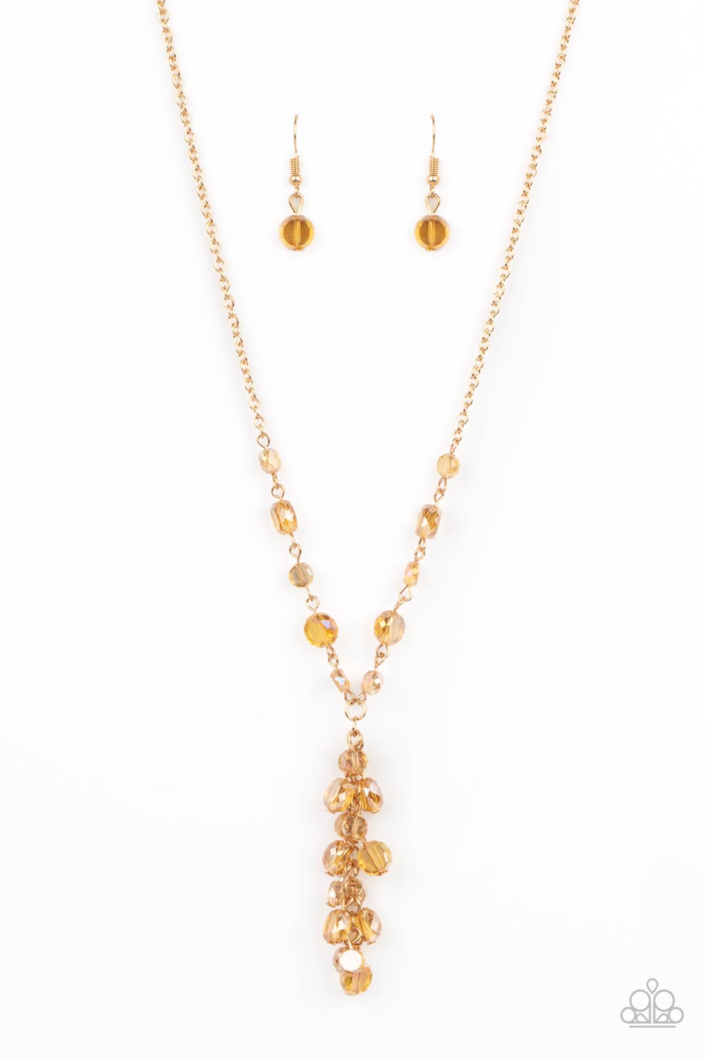 Cosmic Charisma - Gold Necklace Paparazzi - 1236